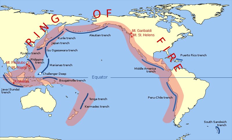 whatachilkil's tweet photo. @tanyarlfes Ini bukan "Ring of Fire" yaa guys, tapi "Ring of Azab". Kalo mau hidup tentram tanpa gangguan gempa, tsunami, dll.. pindah ke negara di luar garis merah yaaa~ soalnya disana jarang DIAZAB ☺️ https://t.co/sN3rwfFmCR