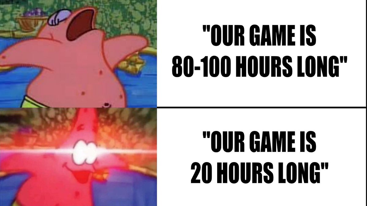 Swear the older I get shorter games become a better selling point than longer ones