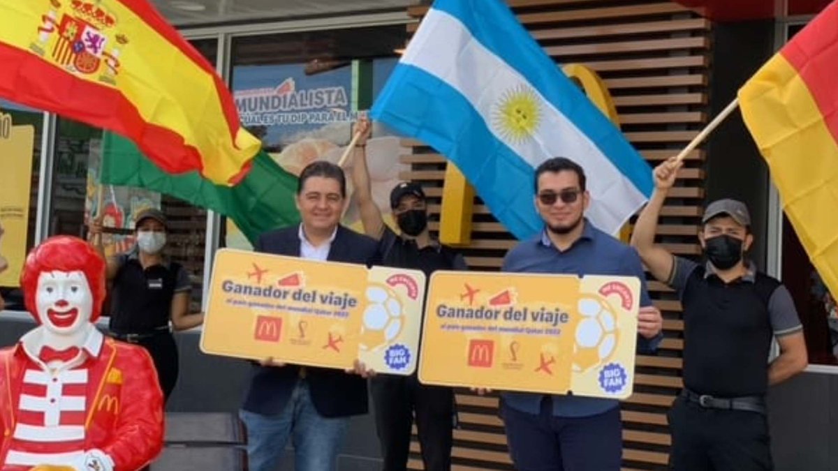 canal11hn's tweet photo. McDonald’s premia a los ganadores de la promoción #FansDelMundo
Los detalles aquí: https://t.co/52ORmoq8ch https://t.co/Z1b6Lvxa2y