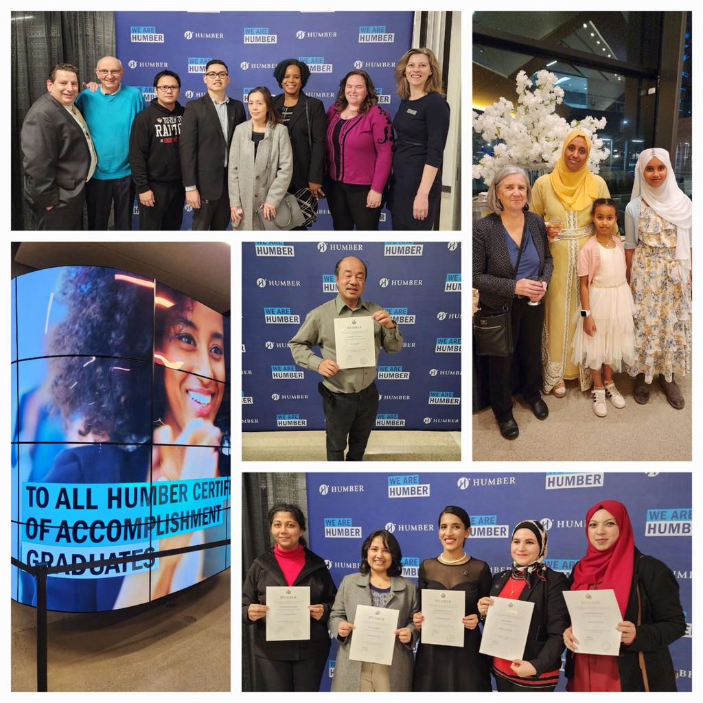 A highlight of the fall term! Celebrating the success of <a href="/HumberCPL/">Humber Continuous Professional Learning</a> grads tonight. So many inspiring stories of how they have developed new skills and are launching new career paths.