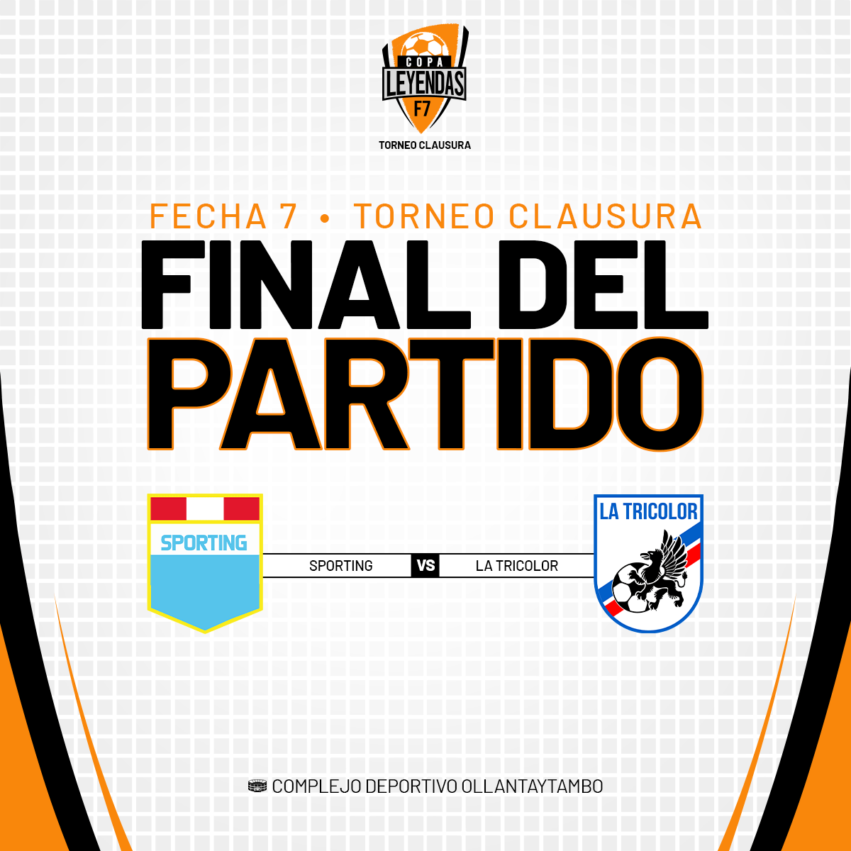 Copa Leyendas de Fútbol 7 on Twitter "⏰ Ahora ¡FINAL DEL PARTIDO! La