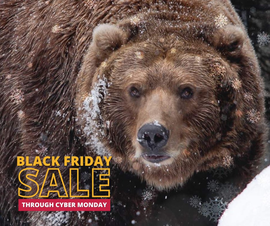 Happy Thanksgiving! 

Our Black Friday sale launches tomorrow and runs through Cyber Monday! 

When you buy or renew a membership, you'll get ZooBucks - and the option to add access to the Butterfly House &amp; Aquarium! 

Visit GreatZoo.org/Membership to get this deal!