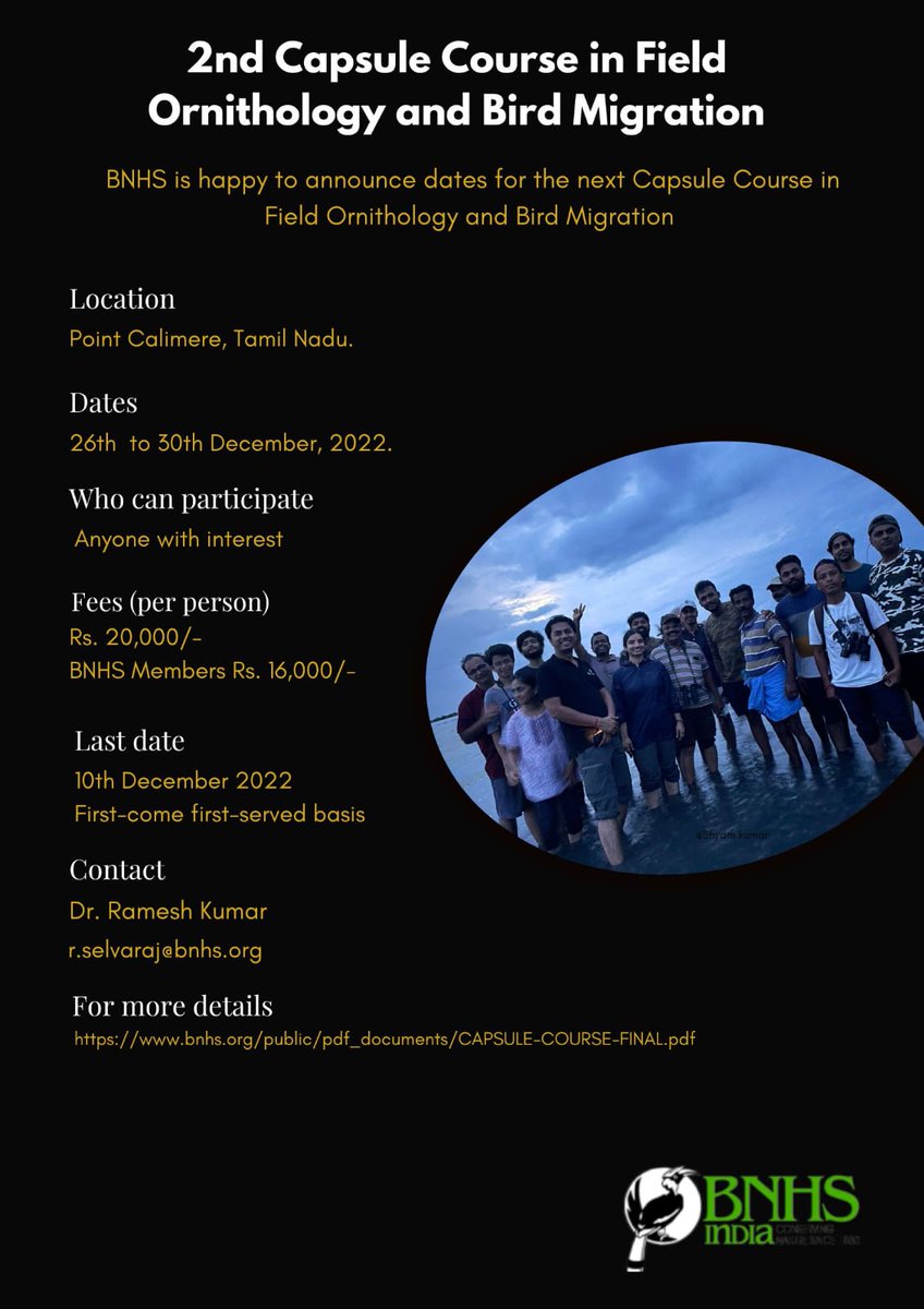 Bombay Natural History Society tweet media