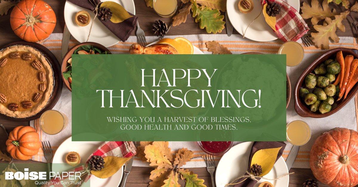 From our family to yours, Happy Thanksgiving!