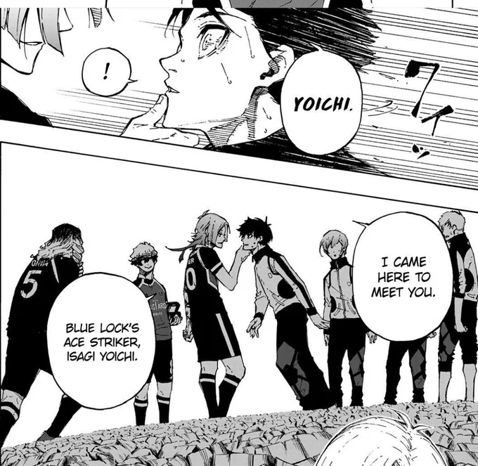 blue lock spoilers // you ever just tilt ur bros chin up to talk to u ..😃 