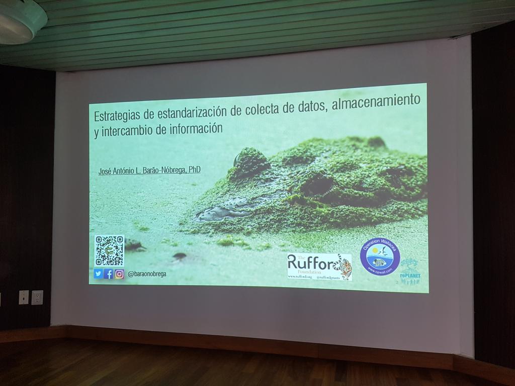 I have opened the 2nd day of thr Working Meeting for Biological Monitoring in the #Selva #Maya. I talked about my thoughts on strategies to standarize data collection, storage and sharing <a href="/EpiCollect/">Epicollect5</a> <a href="/ruffordgrants/">Rufford Foundation</a>
<a href="/opwall/">Operation Wallacea</a> <a href="/Croc_Research/">Crocodile Research and Management for Conservation</a> #Conservation #Research #SciComm #wildlife
