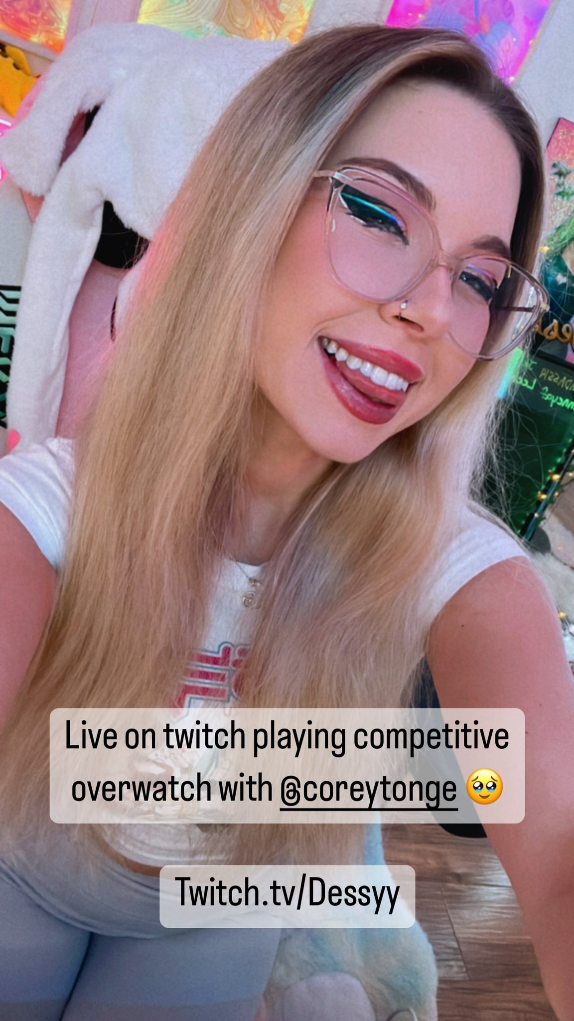 Dessyy on Twitter: "Live now playing overwatch with @CoreyTonge come join https://t.co