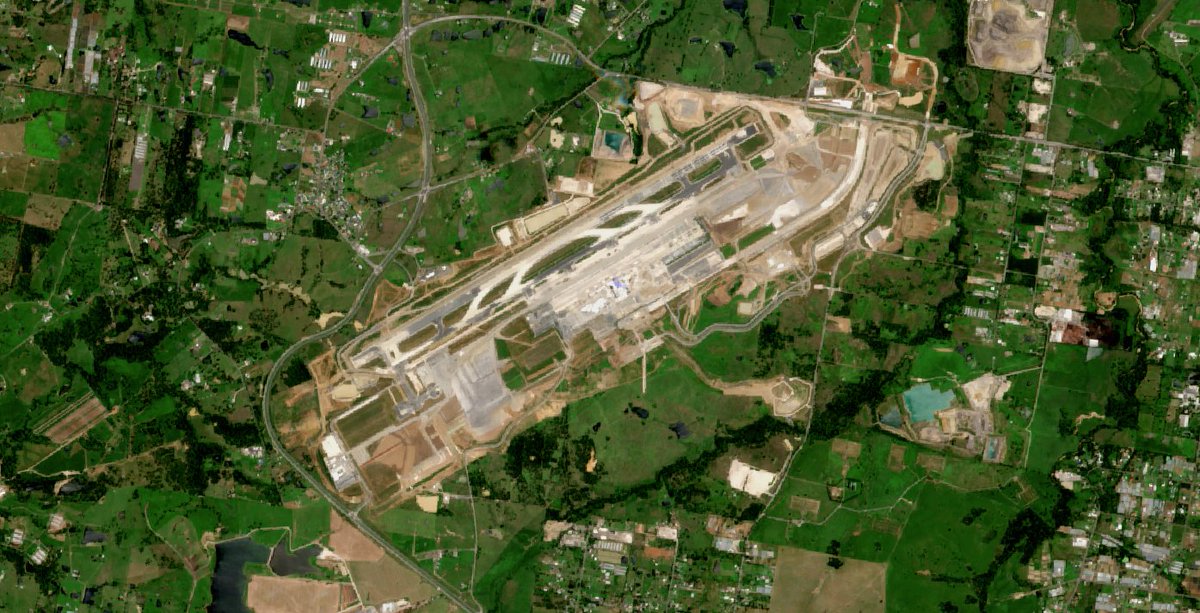 AllThingSpatial's tweet image. Nancy Bird Walton Airport - Badgerys Creek Western Sydney #Australia Sentinel-2 🛰️ imagery 2022.11.20

#SatelliteImagery 
@CopernicusEU