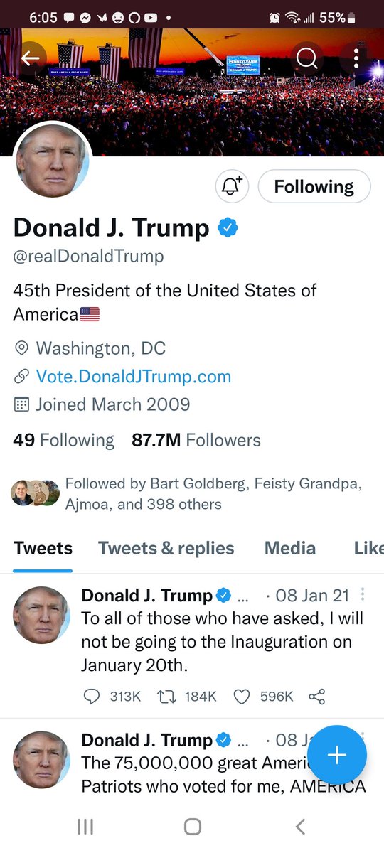 I have had this demon blocked on Twitter for years. My daughter had heard that Elon now has all accounts automatically following tRump. No way, I thought, but lo and behold  . . .
🤡👹☠️