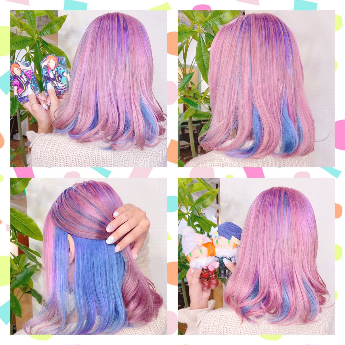 ery8bit's tweet image. ヘアメ終了💖💙
今から幕張行きます〜！
2winkカラーたくさん詰め込むことができて幸せです🥹💖💙
#スタライ7th