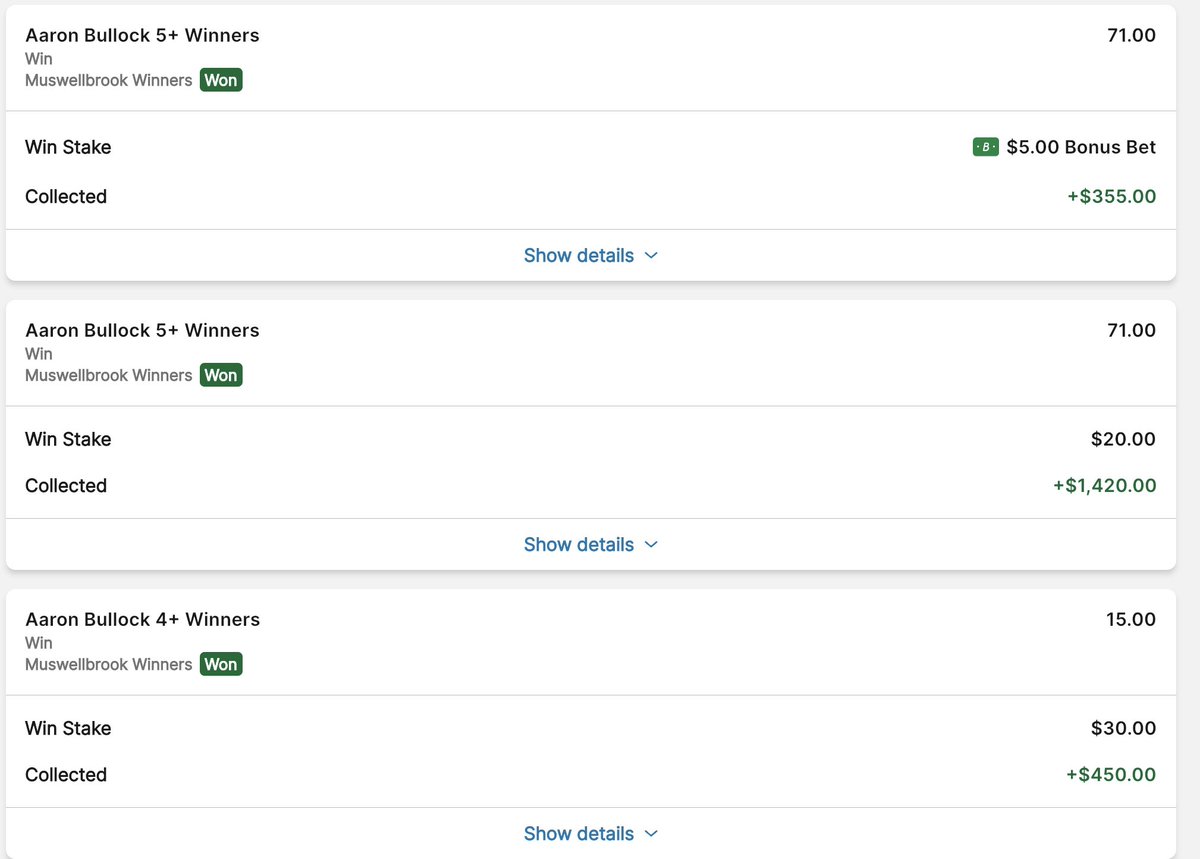 rlm005's tweet image. #muswellbrook #arronbullock #tab Arron Bullock u da man!