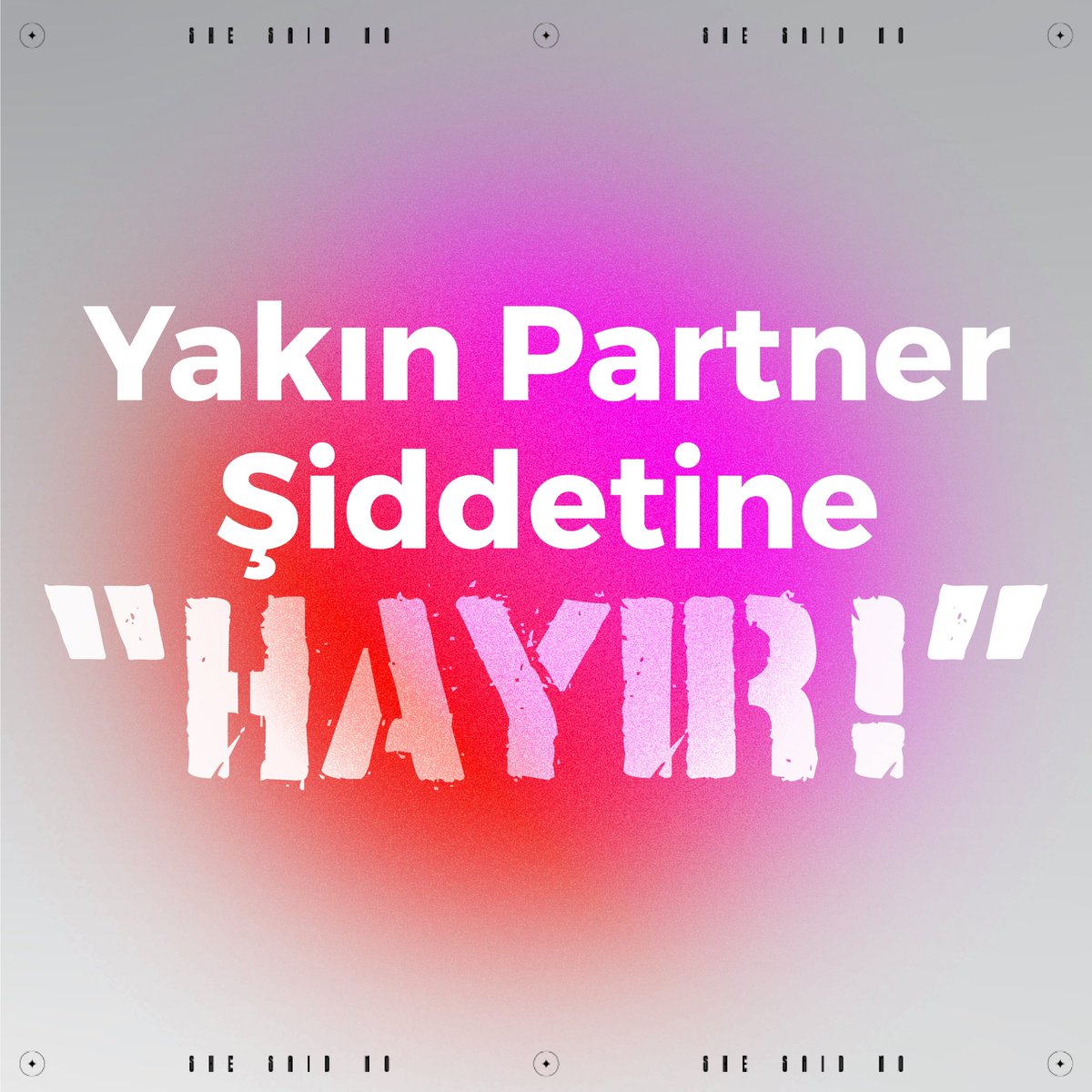 unwomenturkiye's tweet photo. Flörtte, evlilikte, yakın ilişkide kadınlara yönelik fiziksel, psikolojik, cinsel, ekonomik ve siber şiddete sen de “Hayır” de!  🛑

👉 https://t.co/vhmiwsDc2C

 #SheSaidNo #UNWomenTürkiye #16Days #OrangeTheWorld https://t.co/PaMn5b7ZfW