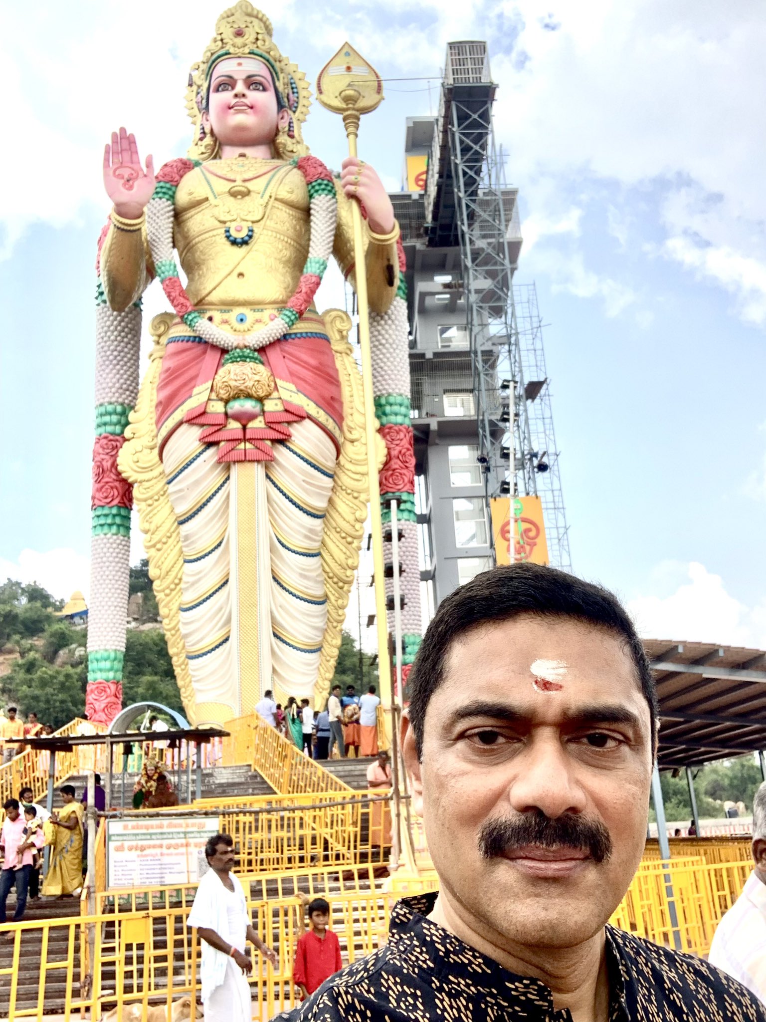 Gautham Machaiah on Twitter "At the world’s tallest Lord Murugan