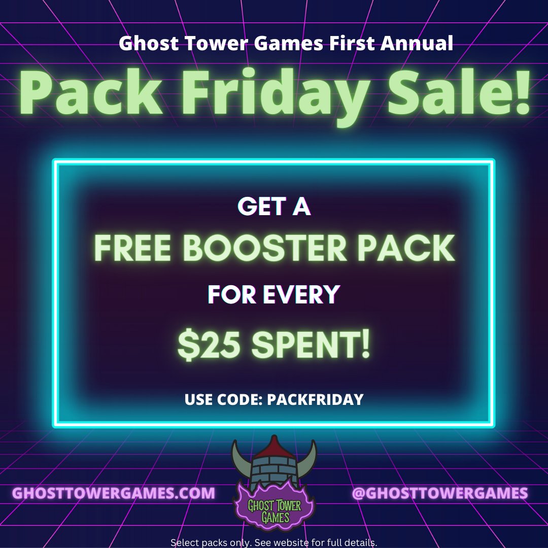 GhostTowerGames's tweet photo. Black Friday? Naw fam, PACK FRIDAY! Let's gooooo! 👻😁

#Pokemon #pokémon #PokemonTCG #PokémonTCG #pokemontcgcommunity #pokemoncards #PokemonCollectors #PokemonCollections #pokemoncommunity #japanesepokemon #japanesepokemoncards https://t.co/o3SKSK4ChJ