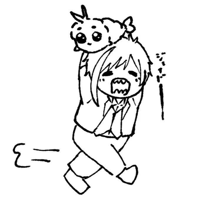 脳死で描いた小エビにフロ付けた 
