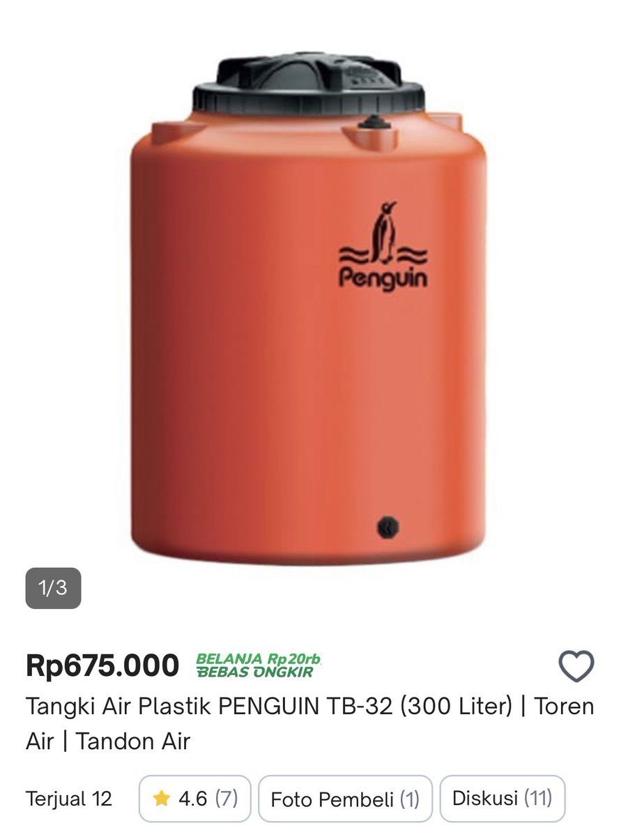 tumbler cropcircle harganya lebih mahal daripada toren aer penguin 300 liter. 😔