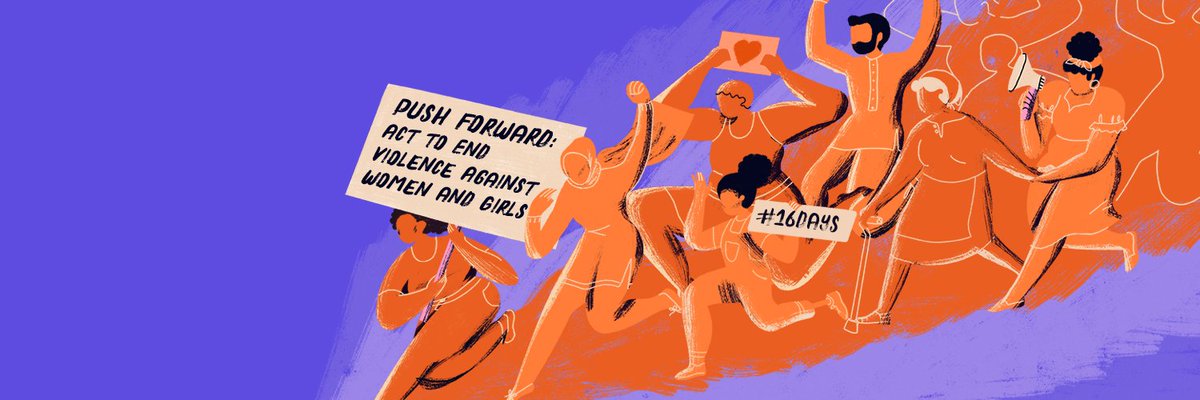Everyone deserves to feel safe. We all have a role in ending #GBV and everyone can take action by reporting, ensuring justice prevails and supporting survivors!

Image by <a href="/UN_Women/">UN Women</a>

#16Days #16DaysOfActivism #OrangeTheWorld #PushForward #LetsEndFemicide #16daysofactivism2022