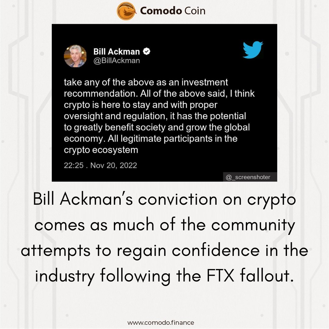 Comodo Finance Official tweet media