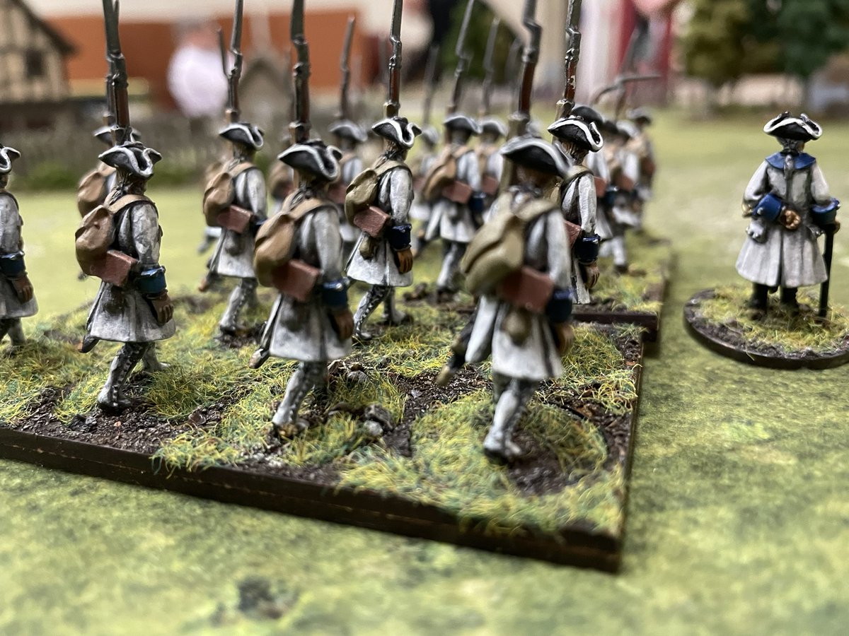alexwilsonlryfc's tweet photo. Great game of #sharpepractice where all was going according to plan until my lead unit was disrupted by angry geese and then set upon by British matelots in a melee. Figures by @charon71 terrain by @NickMat35882892 https://t.co/gh8lyYVHqC