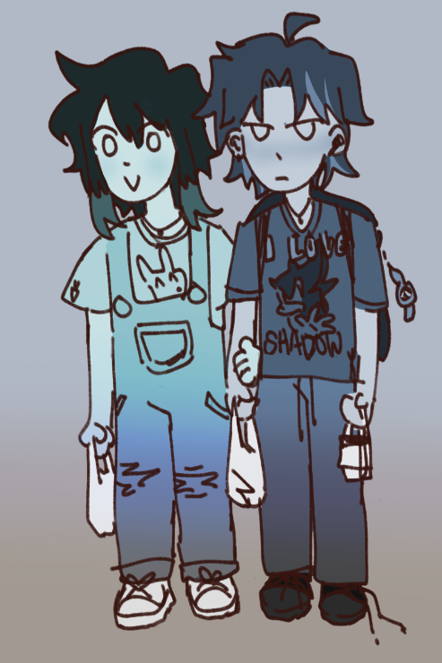 tigerwinery's tweet photo. afterschool meet up at the nearby 7-eleven

#xiaoven #genshinimpactfanart https://t.co/1241reT5OJ