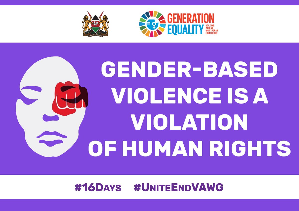 The long awaited #16daysofactivism2022 kicks off today. It is time we reinforce our voices in the campaign towards elimination of violence against women and girls. Advocate for eradication of harmful cultural vices- #FGM #Childmarriage
#16DaysOfActivism 
 #UniteEndVAWG 
#16Days