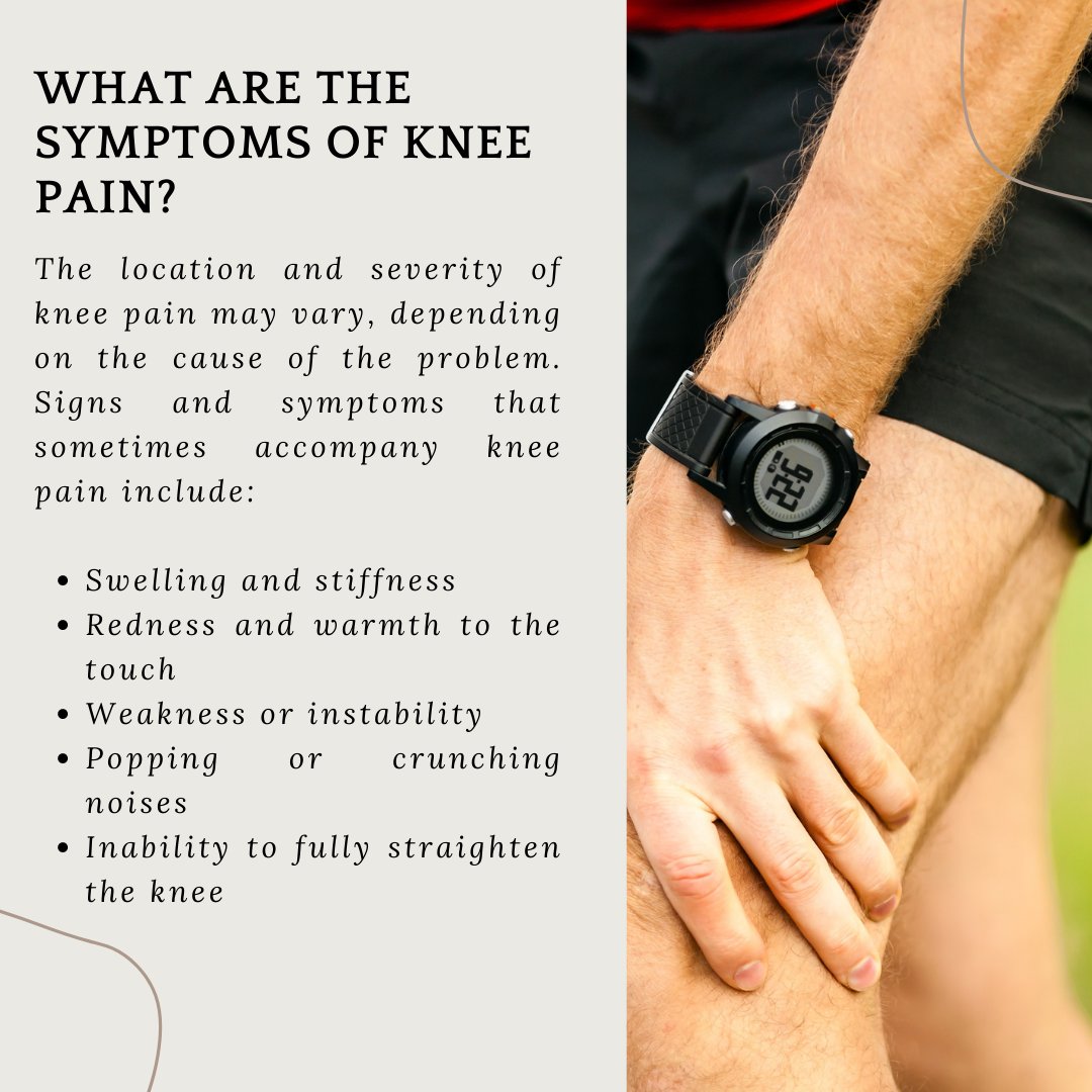 Painhealer8's tweet photo. Knee Pain Causes, Symptoms, and Treatment!

Self-care measures are effective for many types of minor knee pain. Physical therapy and knee braces can also help alleviate pain. However, in some cases, your knee may require surgical repair.

Read more:https://t.co/cNiVKKOrp5 https://t.co/6UuXDGvNZ8
