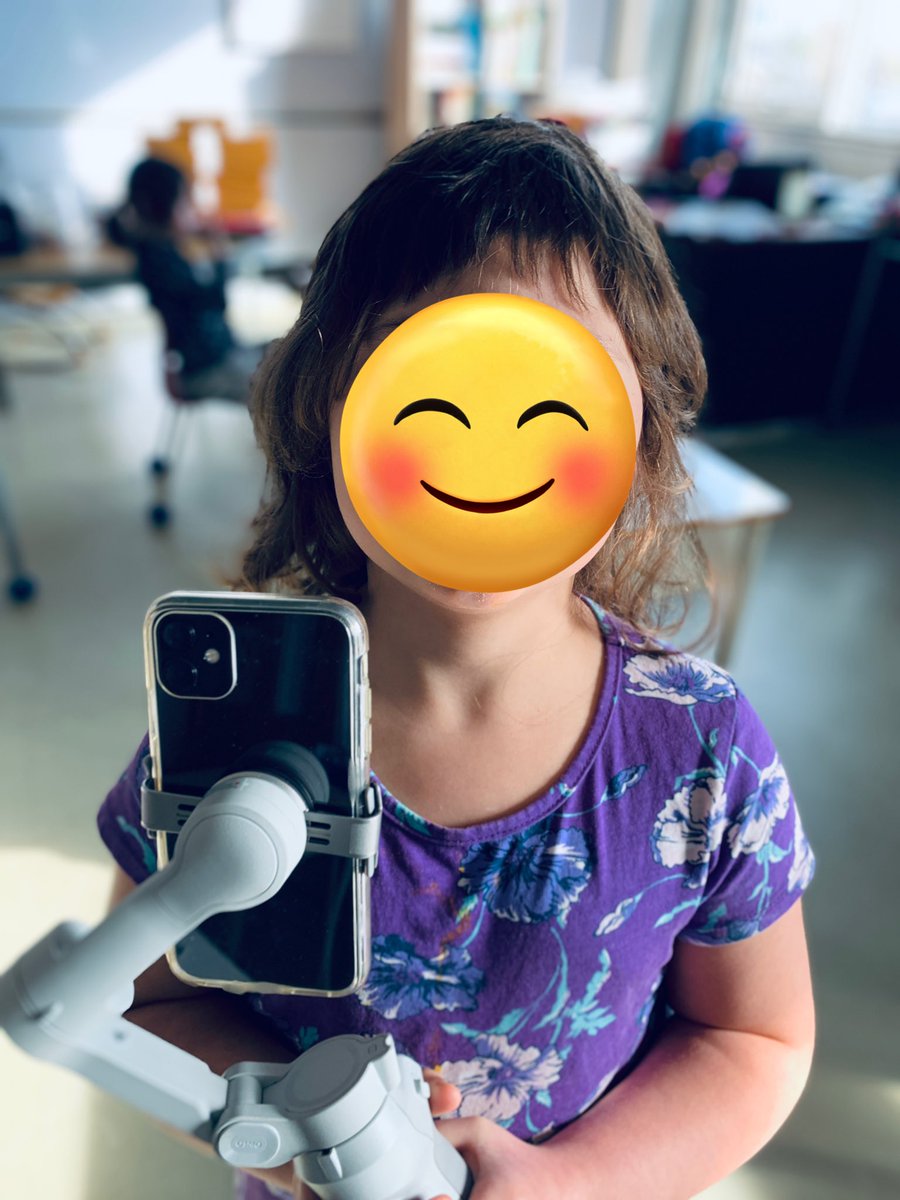 Our primaries have thoroughly enjoyed using tripods &amp; gimbal’s, testing the mic, exploring different angles &amp; speeds, dancing, &amp; working with the wonderful <a href="/conoley_k/">Craig A. Conoley</a> Looking forward to creating a group vid next week! <a href="/McHughEduCentre/">M.F. McHugh Education Centre</a> <a href="/MASConline/">MASC</a> <a href="/CHEO/">CHEO Ottawa</a> 🪐 🌎