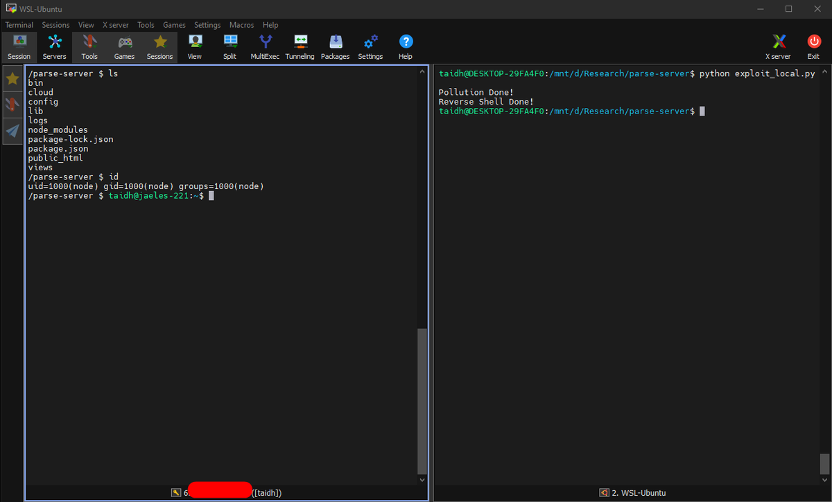 taidh_'s tweet photo. I have successfully reproduced CVE-2022-39396 causing RCE on Parse Server with @n3mohb and another of my friend 🫶

Ref: https://t.co/WAiC88LxZi https://t.co/xAlgYzdilo