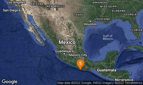 SSNMexico's tweet photo. SISMO Magnitud 4.7 Loc  68 km al SUROESTE de PINOTEPA NACIONAL, OAX 24/11/22 20:36:18 Lat 15.86 Lon -98.44 Pf 17 km https://t.co/zHFpOOj9tG