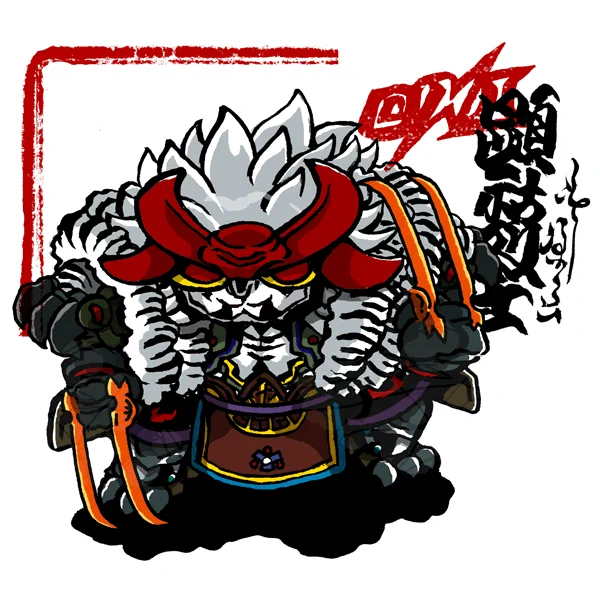 ONIシリーズのキャラ描く。『幕末降臨伝ONI』の顕祜烈士 #ONI 