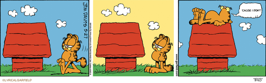 Lyrical Garfield 🎶: #Garfield #music #Peaches #bo… - Mastodon