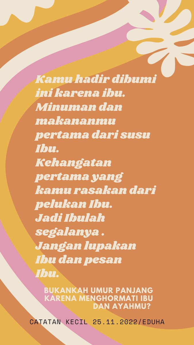 e_duha's tweet photo. #CatatanKecil

#25November2022

#SemuaKarenaIbu

#IngatSelaluPesanIbu https://t.co/0wIBE1GrwV