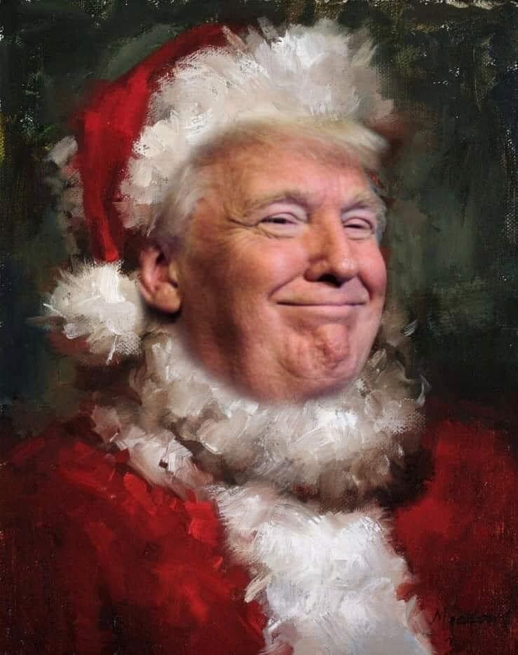 keredeloc's tweet photo. Aight now it's time for a #magachristmas @realDonaldTrump #trumpclaus https://t.co/ldBDOyk3h8
