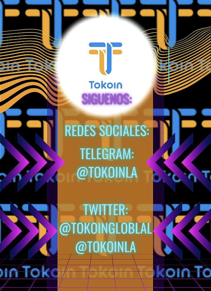 gonzalo_es22's tweet photo. @Crypto__emily La mejor comunidad esta en @Tokoinla  sorteo todos los dias de 20usdt #nft #toko #launchpad #usdt https://t.co/pR7xjKF6wS