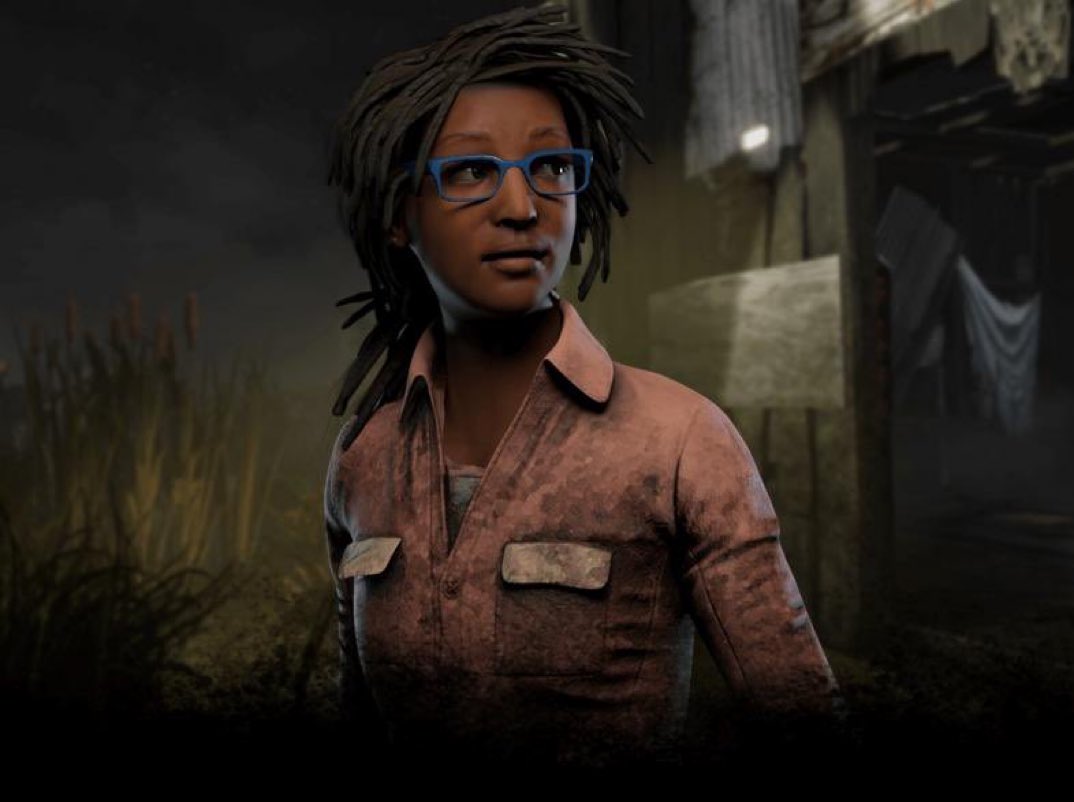 she is THE main character of dead by daylight