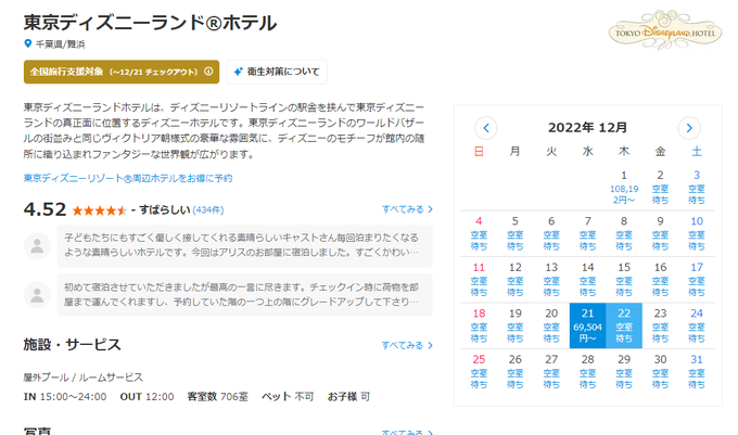 Gotoキャンペーン対象ディズニーホテル チケット ツアーまとめ さくらさんちの旅日記