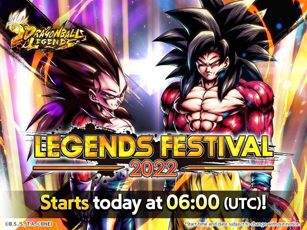 DB_Legends's tweet photo. [Legends Festival 2022]

Legends Festival 2022 will kick off today starting at 06:00 (UTC)!
Please enjoy the last celebration of the year!

Official Site
https://t.co/nOP7flGhmm

#DBLegends #Dragonball
#LegendsFestival https://t.co/hfWwQ2OqXK