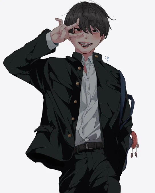 昨日のイラストですが、ウィンナーくん初めましての方が非常に多く、なぜウインナー?と疑問に思われたと思うんですけど、以前描いたこちらのイラストがウインナーくんのデビュー作となっております(は?)  