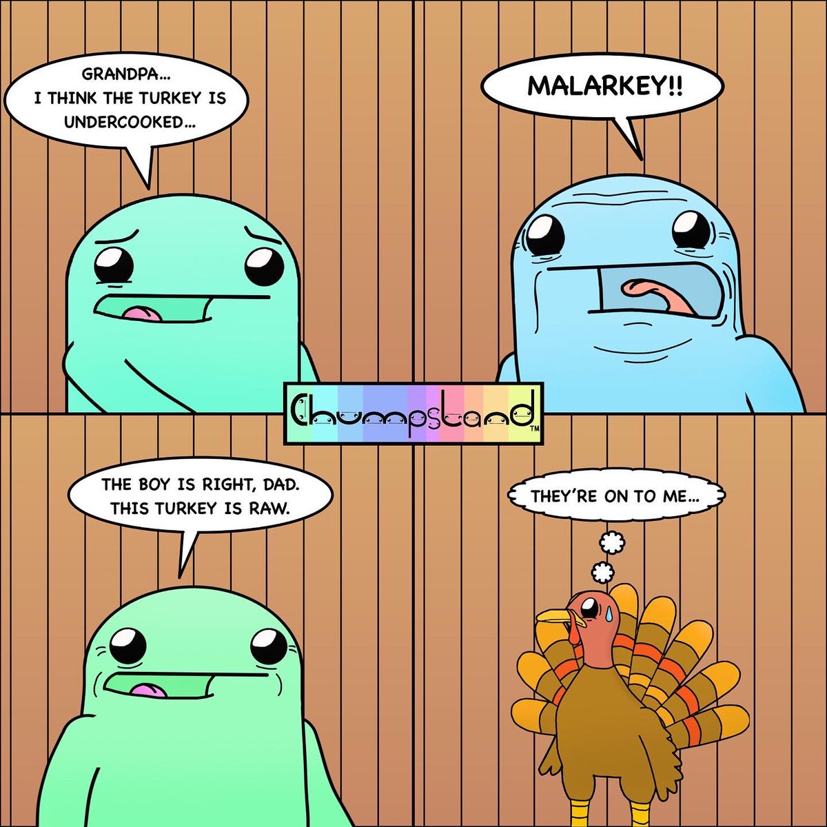 chumpsland's tweet photo. HAPPY TURKEY DAY 🦃 #turkey #Thanksgiving #Thanksgiving2022 #webcomic #webcomics https://t.co/r0ZbeFDNUJ
