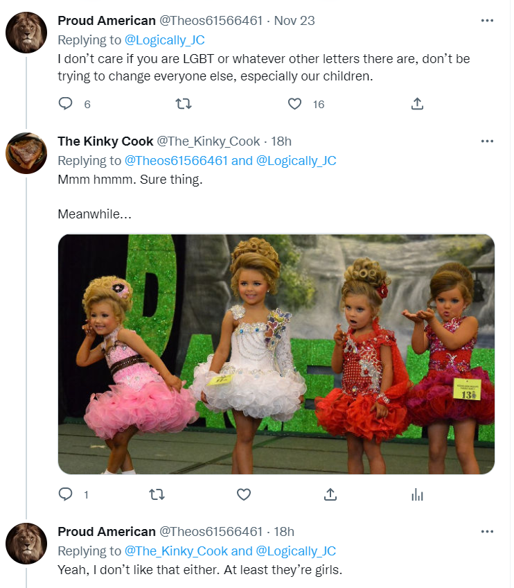 The Kinky Cook on Twitter " RightWingCope This was an odd exchange I
