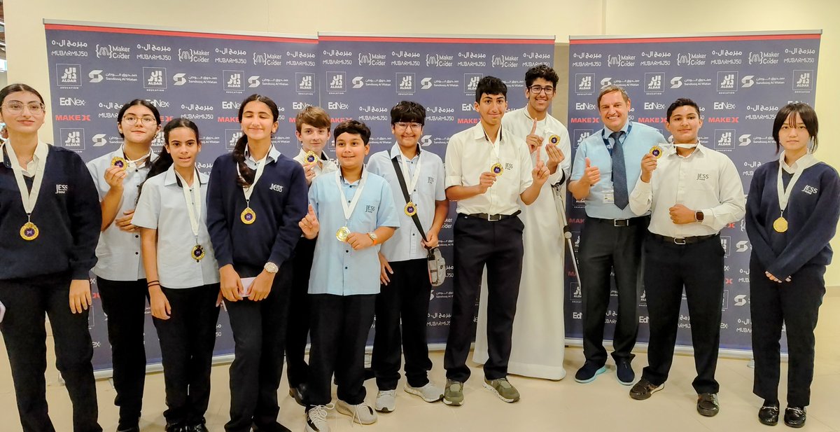 JESSICTDept's tweet image. We participated in the Make-X competition Mubarmij50 to support UAE students to experience and learn programming and robotics.
Thank you for the amazing event @sandooqalwatan #aldareducation Our students 😍 IT!