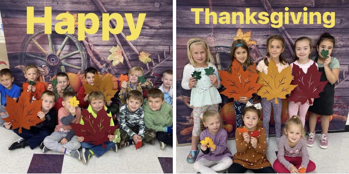 My 23 reasons from kindergarten class of Herbert Polish School of Language and Culture to be thankful for ❤️🇵🇱