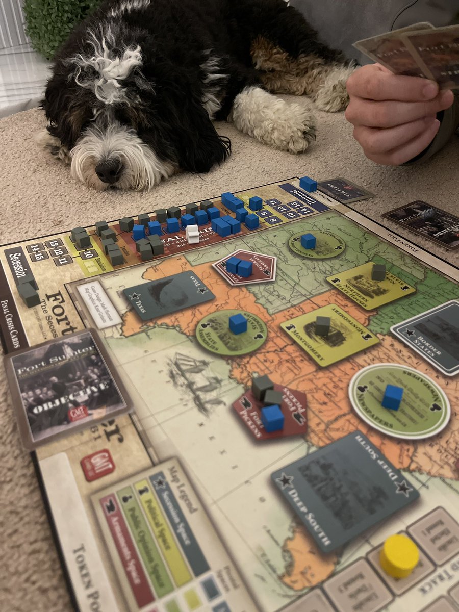 AU_oleary's tweet photo. Thankful for #boardgames and #family! #18Chesapeake , #fortsumter, #innovation and #sooline by @aag18xx @gmtgames @AsmadiGames and @hollandspiele respectively! https://t.co/z8bAlK2chh