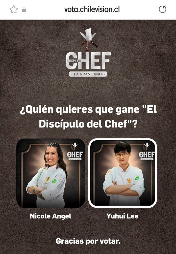 MiyamMusashi's tweet photo. Que gane Yuhui 
#discipulodelchef https://t.co/hiTK3PL5Qq