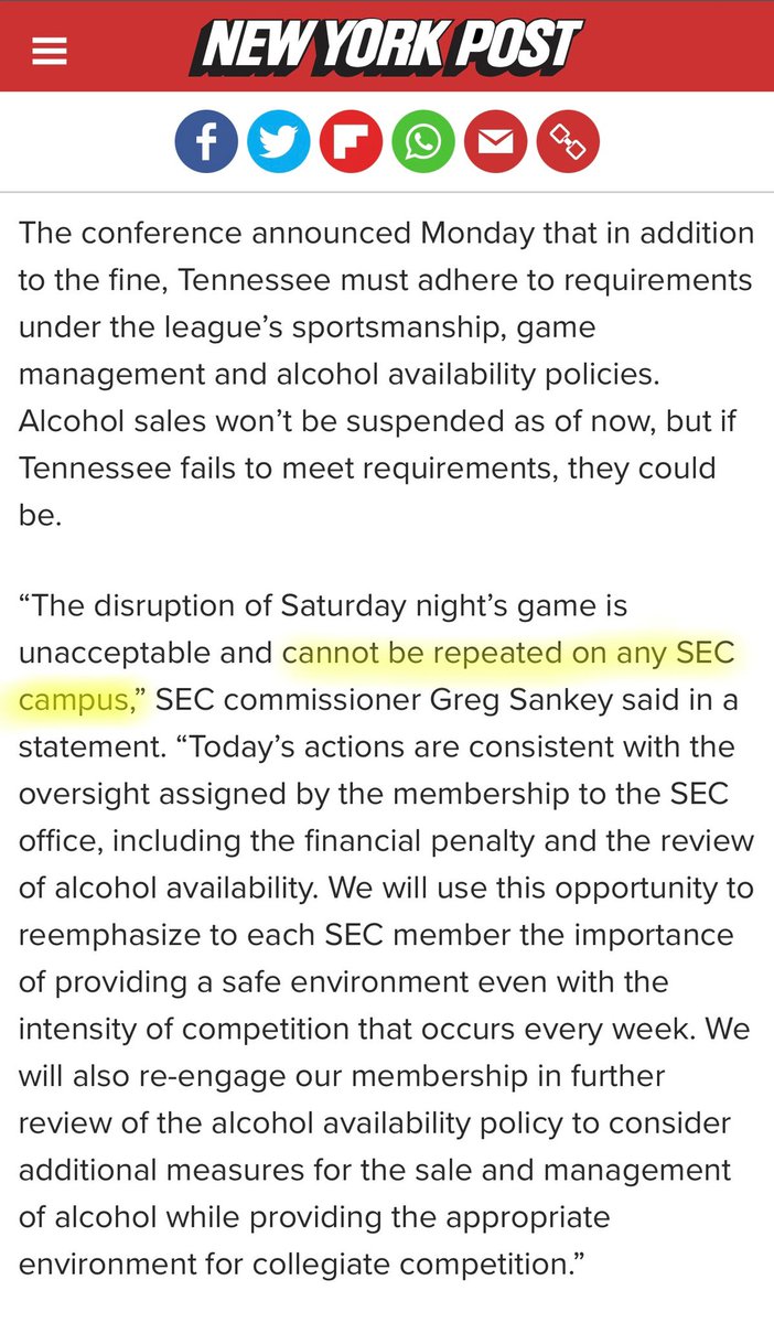all i’m saying is y’all better KEEP THIS ENERGY &amp; be just as outraged at ole miss as you were at tennessee. we don’t need no hypocrisy up in here.