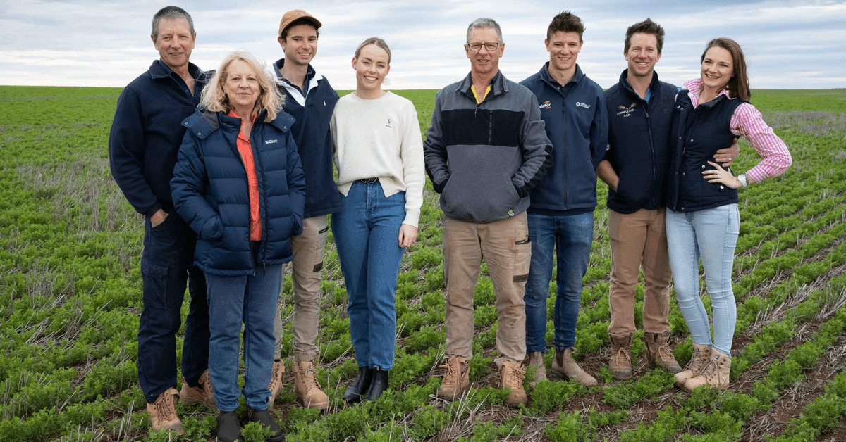 RabobankAU's tweet photo. When it comes to succession, SA’s Correll Family are going against the grain.

Rather than split their enterprise, two generations are working together to leverage scale &amp; skillsets, as they look to the future as one. 

Read a great family story of progression &amp; vision 👇