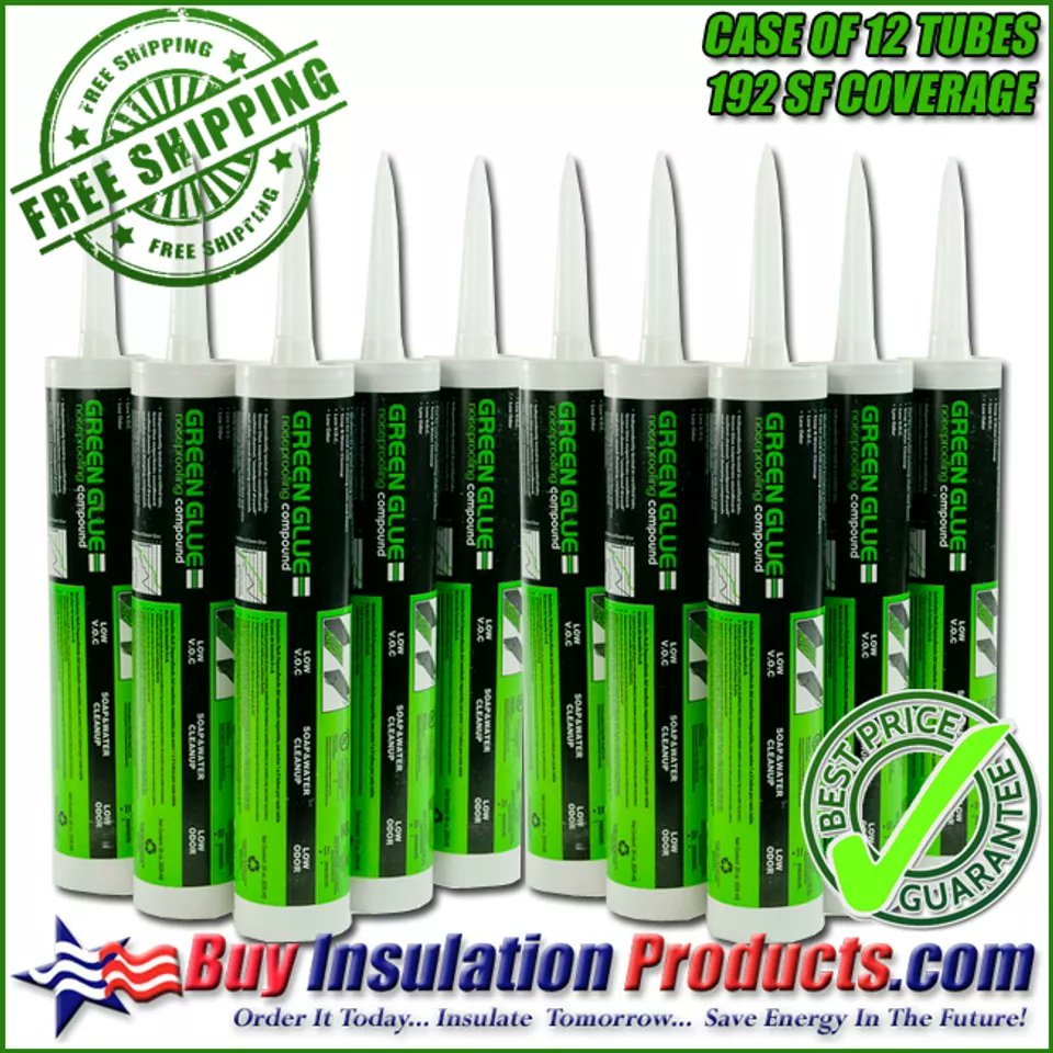 BuyInsulation's tweet photo. Black Friday Sale on Green Glue Noiseproofing Products included Pails, Tubes, and Whisper Clips. #BlackFriday #greenglue #noiseproofing #soundproofing #noise https://t.co/VEfleEhT6k