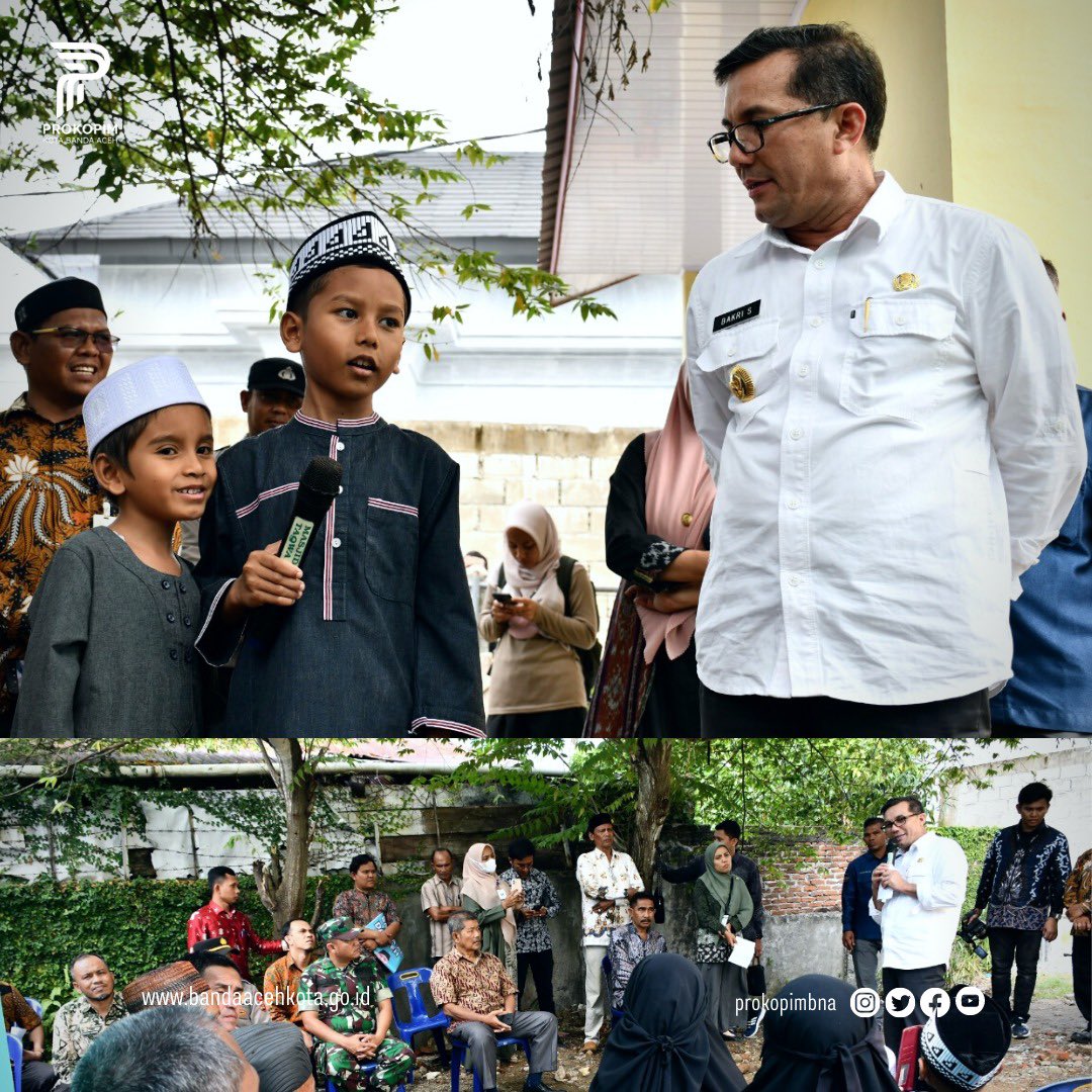 Pj Wali Kota Banda Aceh Bakri Siddiq menyerahkan bantuan masa panik bagi Sulaiman, 35 tahun, warga Gampong Bitai, Kecamatan Jaya Baru, yang rumahnya habis dilalap api, Kamis, 24 November 2022.

bandaacehkota.go.id/berita/34775/p…