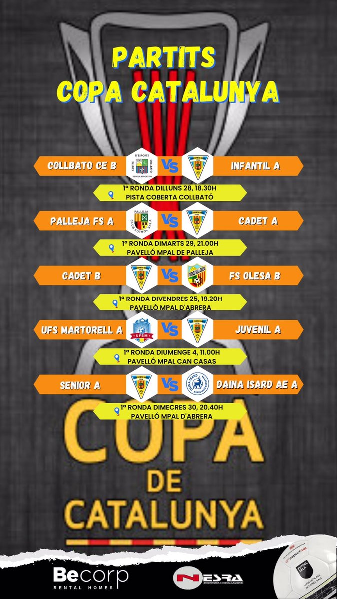 PARTITS COPA CATALUNYA
Lee más en : futsalabrera.cat/publication/14…