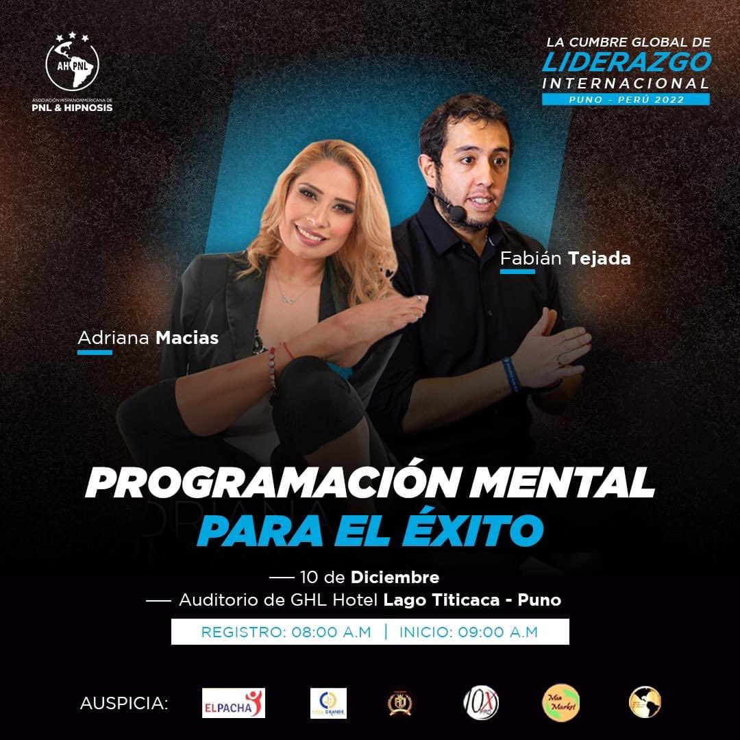 otejada04's tweet photo. Aprende con Fabián Tejada @otejada04 y Adriana Macías @adrianamacias_ estrategias de éxito sin pretextos , Desarrollo Empresarial y Empoderamiento Creativo que está cambiando la vida de muchos empresarios exitosos del mundo.
#programacionmental #ahpnl #fabiantejada #empresarios https://t.co/KToRwq0AeR